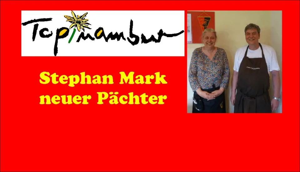 Stephan und Cornelia Mark führen die Sportgaststätte künftig unter dem Namen „Topinambur“